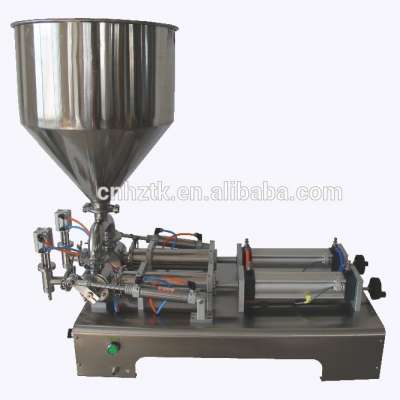 1000mL horizontal paste fillers with hopper