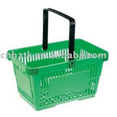 Plastic shopping basket/plastic supermarket basket