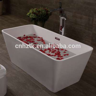 Japases new design vertical rectangle acrylic bathtub